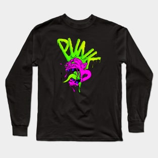 PUNK DRIP Long Sleeve T-Shirt